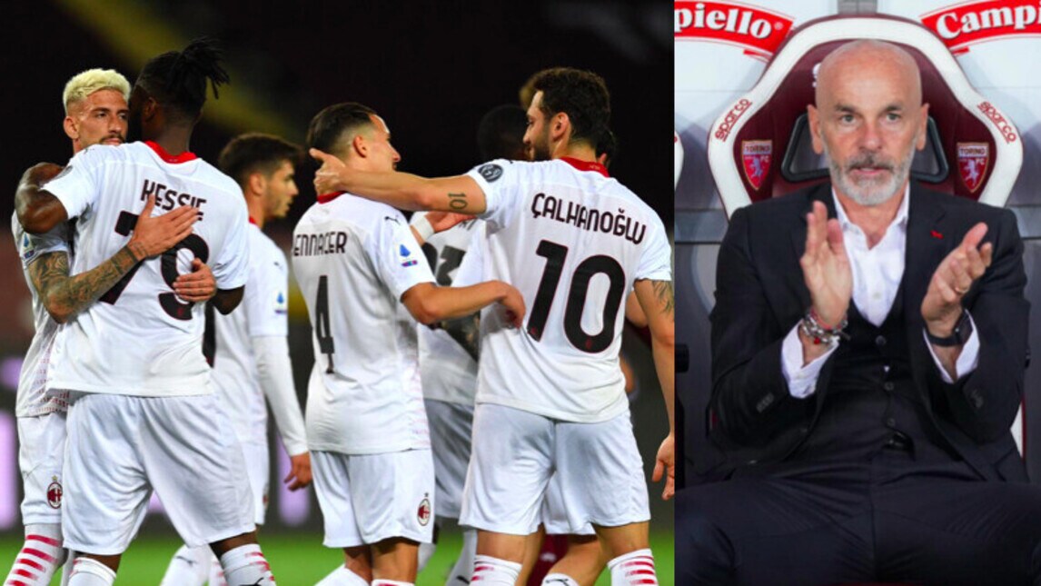 Milan, che show a Torino: Pioli applaude in panchina