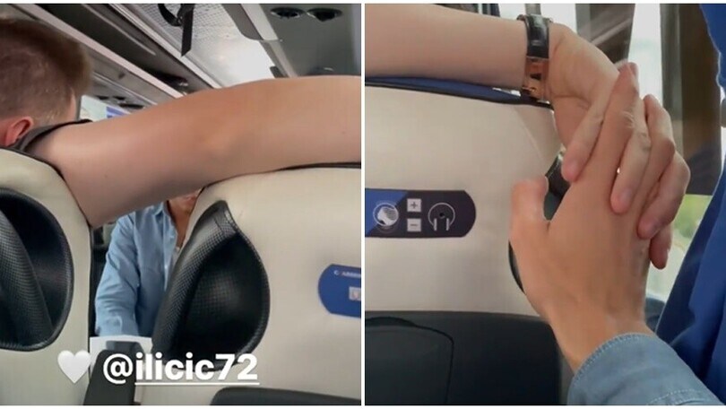 Pessina, il suo romantico video con...Ilicic