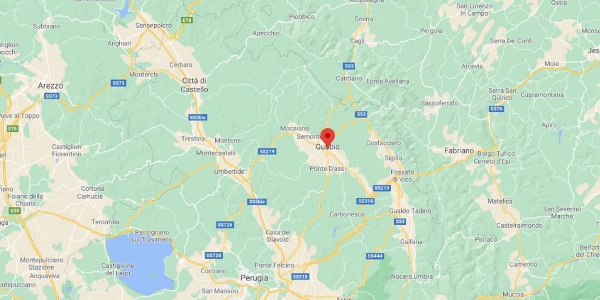 Terremoto a Gubbio, scossa di magnitudo 3.9