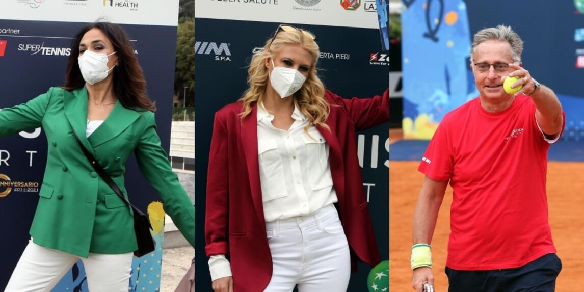 Dalla Cucinotta alla Daniele e Bonolis: show al "Tennis&Friends"