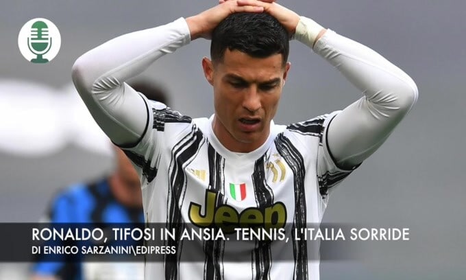 Ronaldo, tifosi in ansia. Tennis, l'Italia sorride