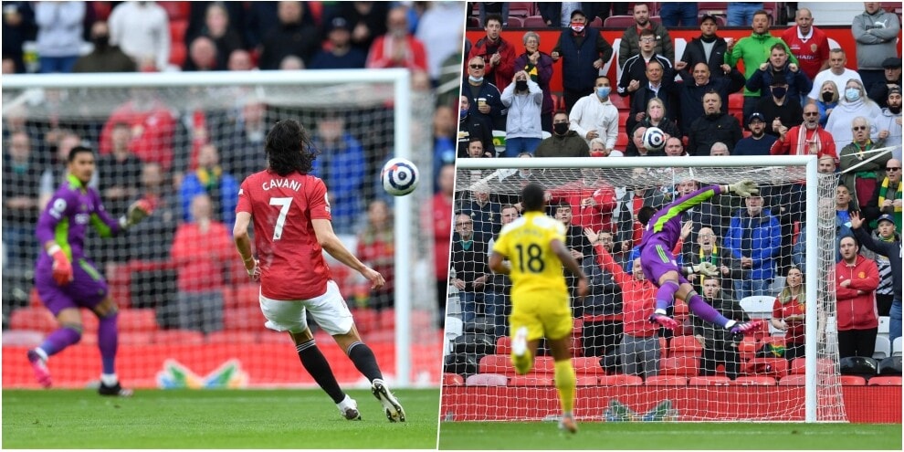 Cavani, gol fantastico contro il Fulham: pallonetto da 40 metri!