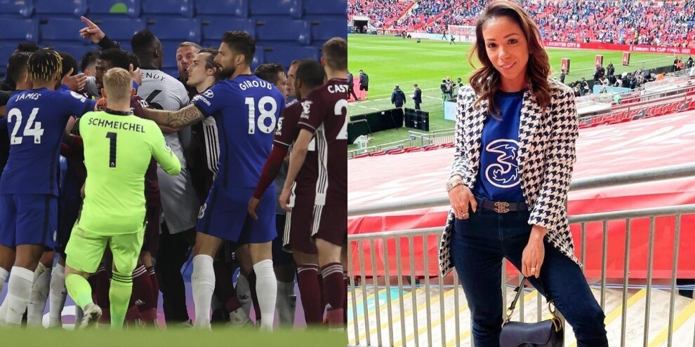 Chelsea batte il Leicester: la moglie di Thiago Silva reagisce così