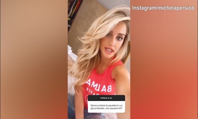Michela Persico, rivelazione sulla sua fede calcistica