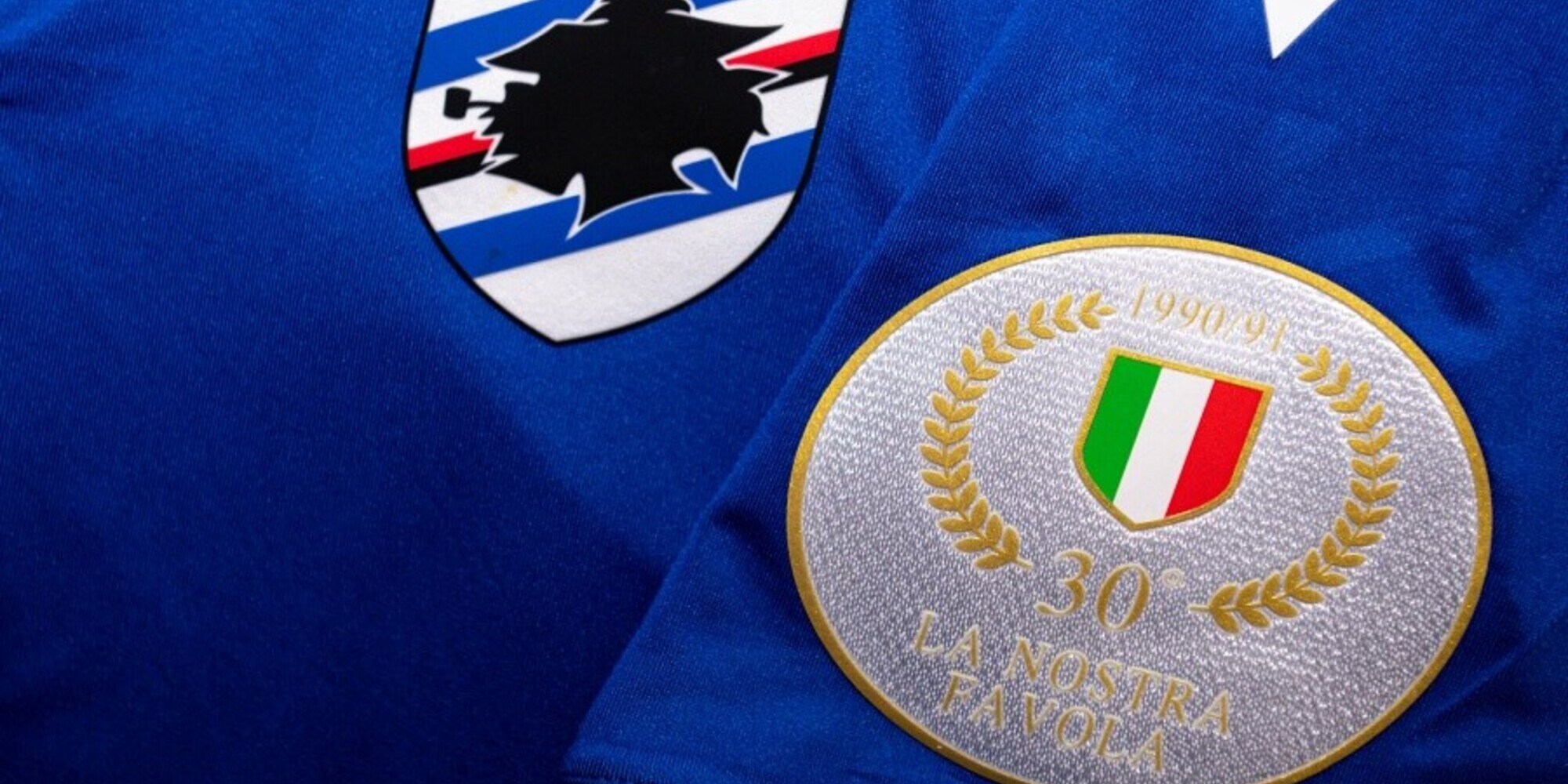 Sampdoria, contro il Parma in campo con la patch scudetto