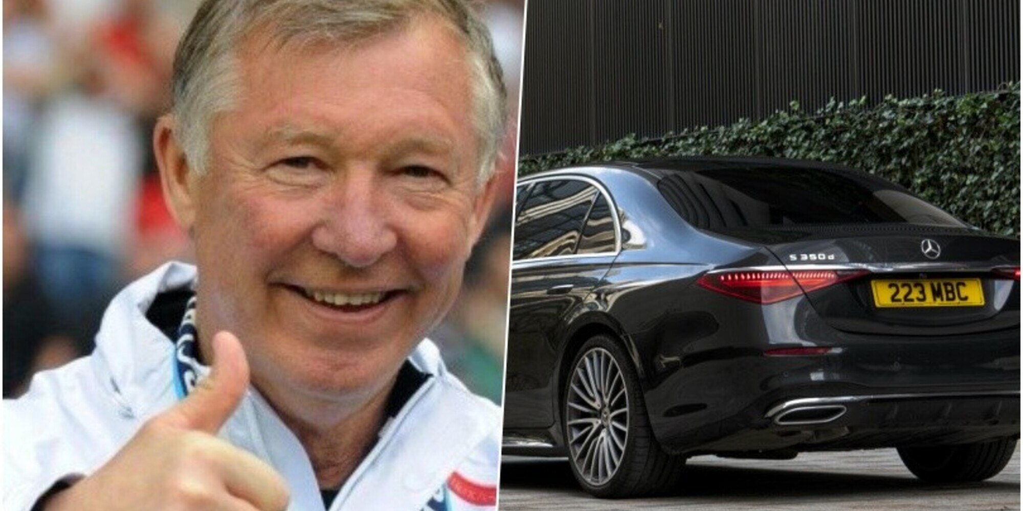 Alex Ferguson, va a fare shopping e lascia la Mercedes in sosta vietata