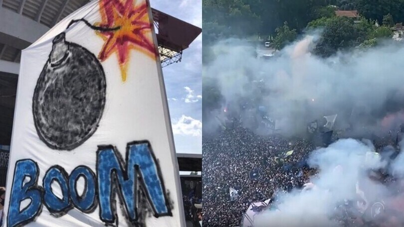 Inter, festa scudetto. Brozovic e i cori dei tifosi