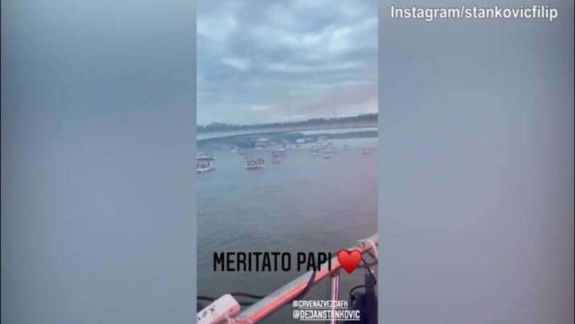 Stella Rossa, festa super per Dejan Stankovic e la squadra