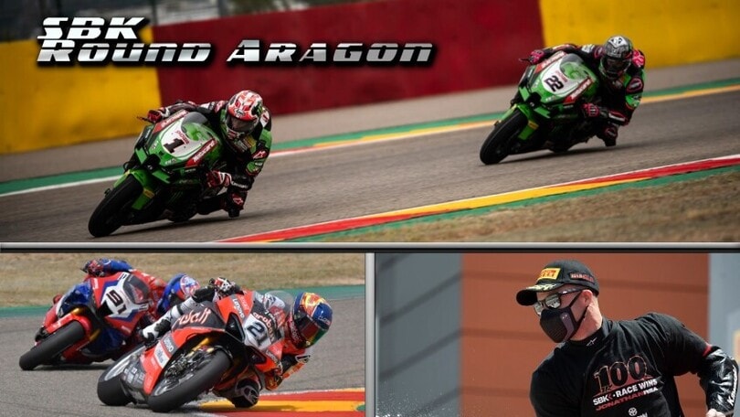 SBK: Rea fa 101 ad Aragon, Rinaldi delude con la Ducati ufficiale