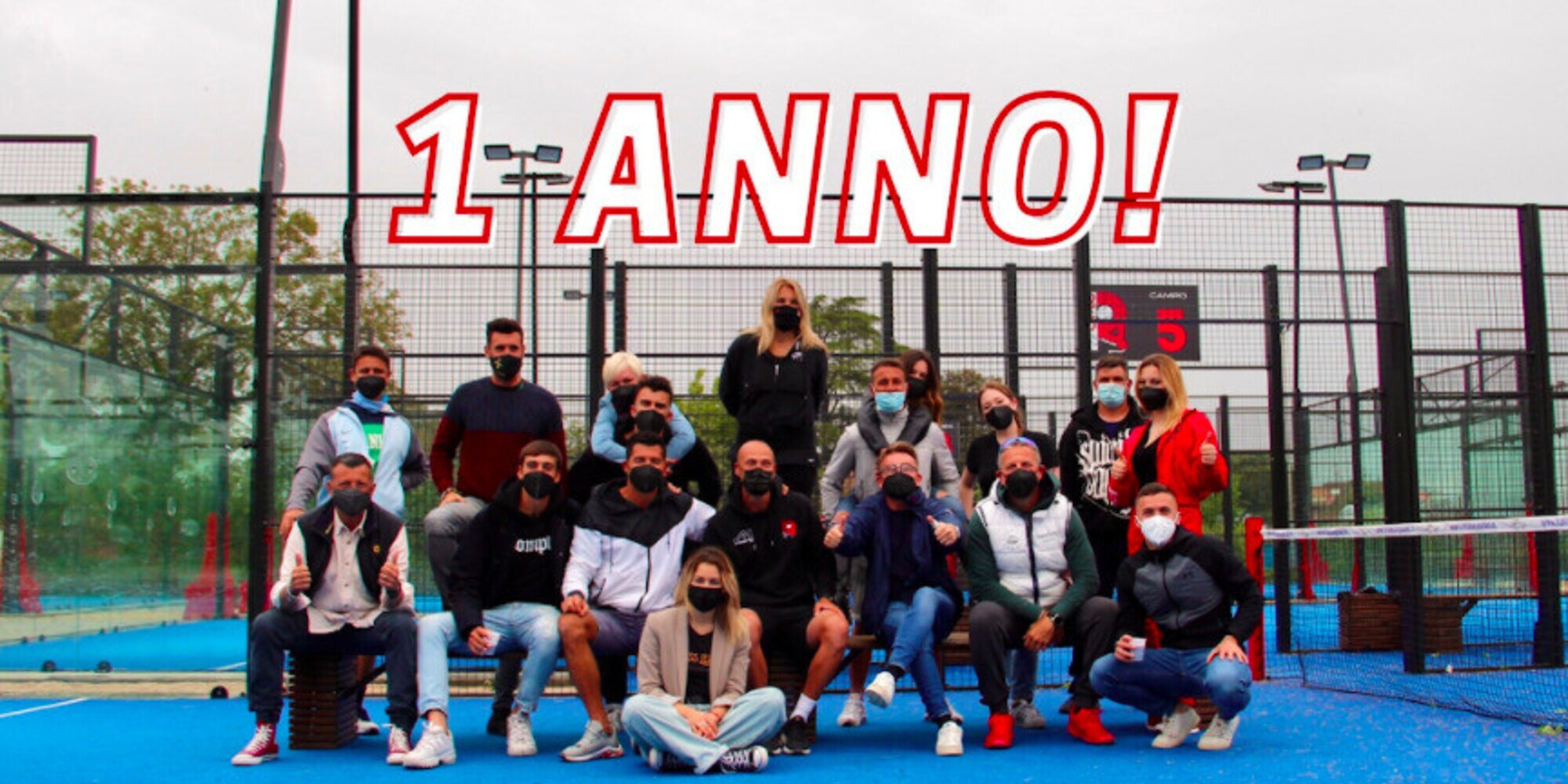 Il centro di padel più grande d’Italia festeggia un anno