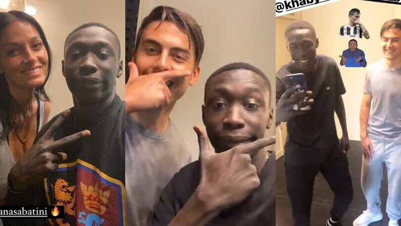 Dybala mask con l'ospite speciale: come esulta Khaby Lame!