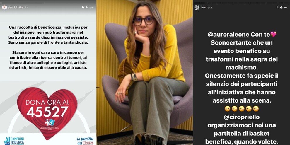 Aurora Leone, da Buffon a Pirlo: i messaggi di solidarietà