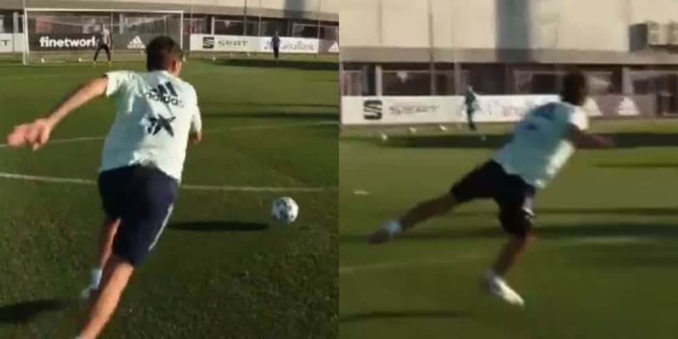 Villar show in allenamento con l'Under 21 della Spagna