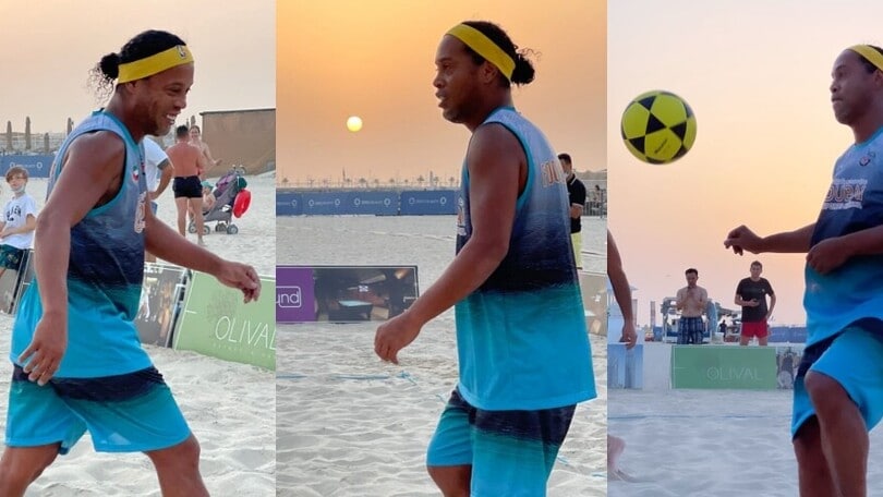 Ronaldinho, che numeri a beach soccer!
