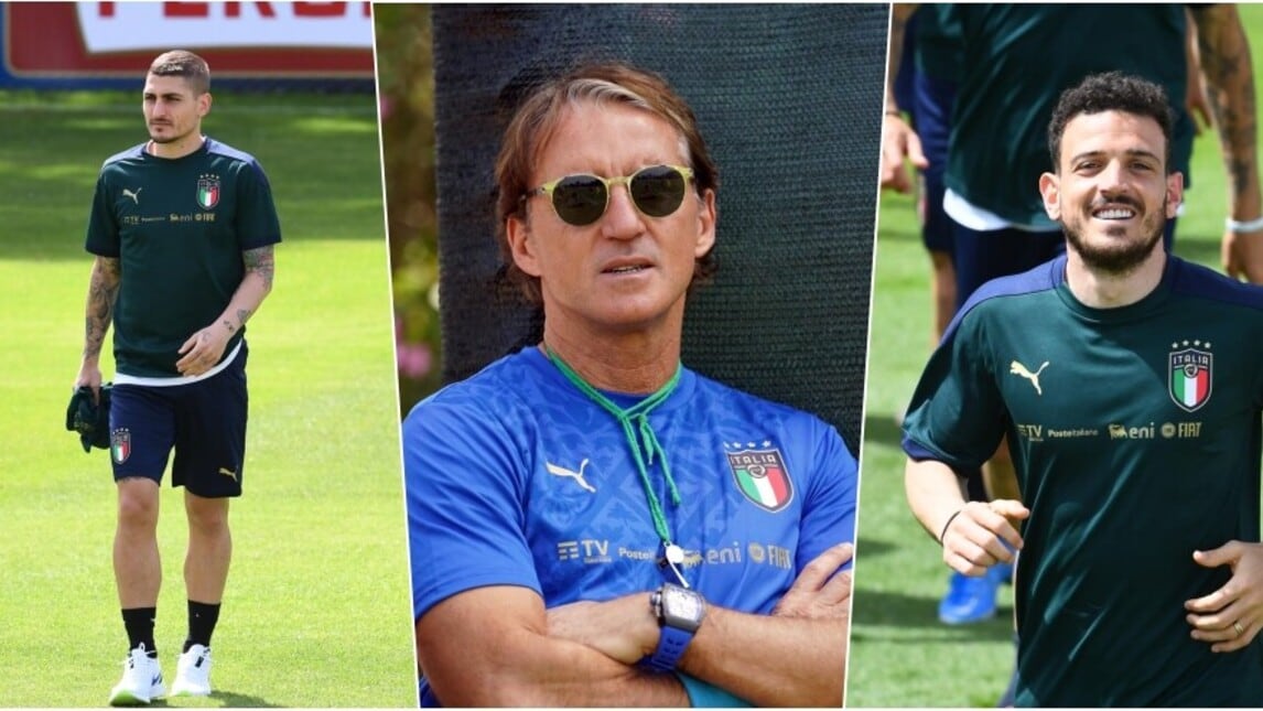 Italia, Mancini spera: Verratti in campo, scalpita per il rientro