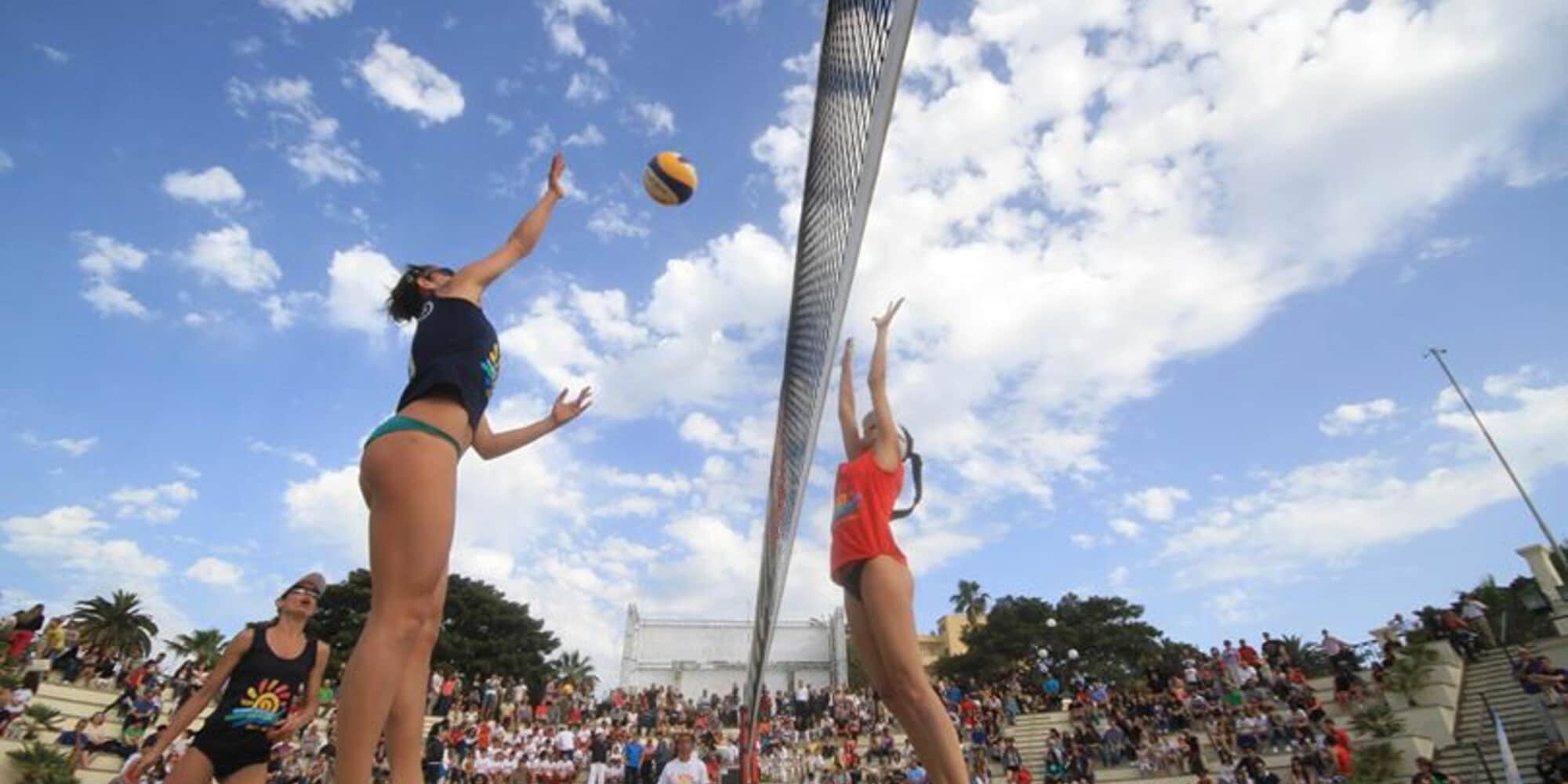 Beach volley e Lucchetta ai Giochi del Mare