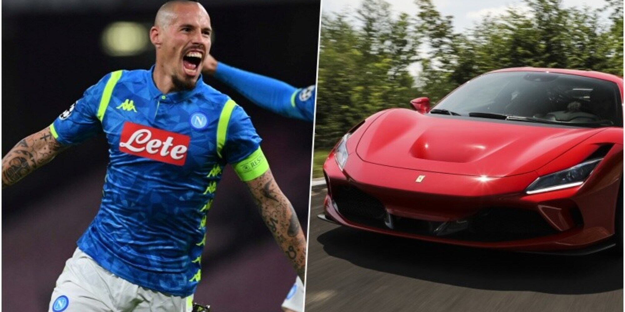 Hamsik, spazio ad una Ferrari 488 Pista nel garage dell’ex Napoli