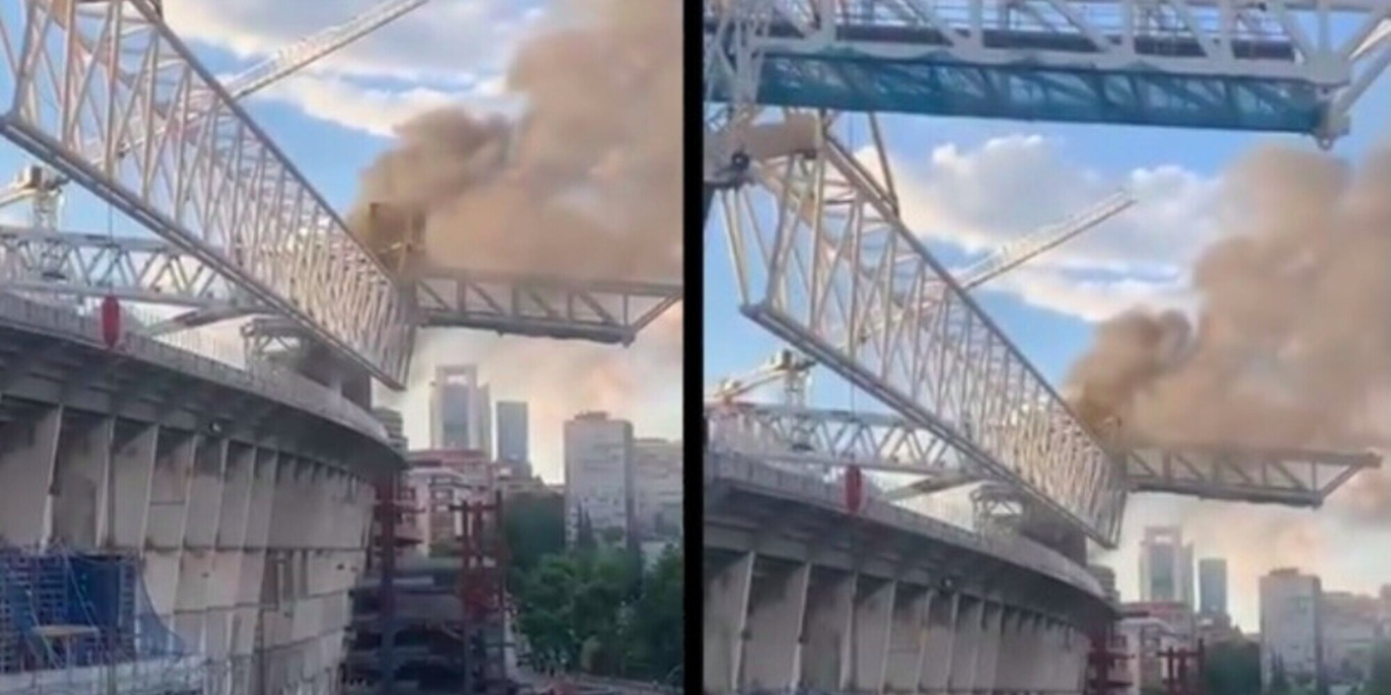 Paura a Madrid, scoppia incendio al Santiago Bernabeu