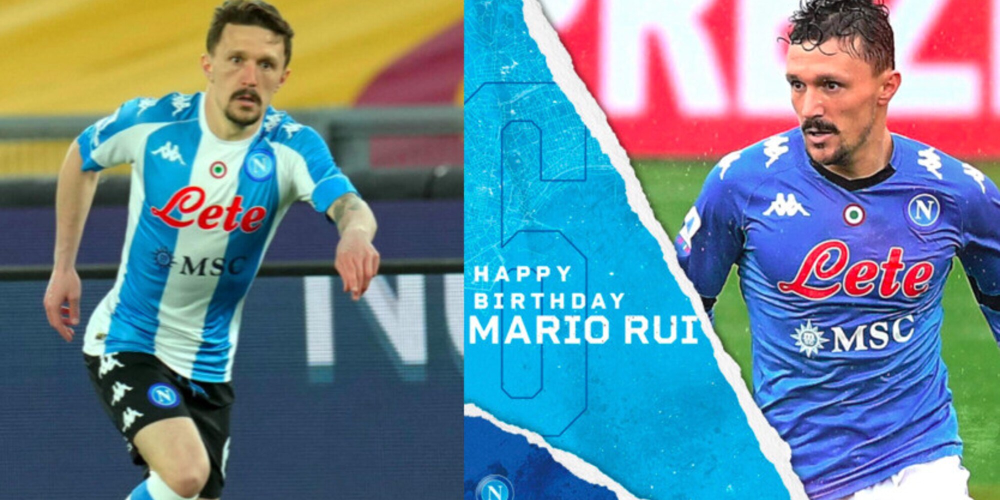 Mario Rui fa il compleanno: gli auguri del Napoli