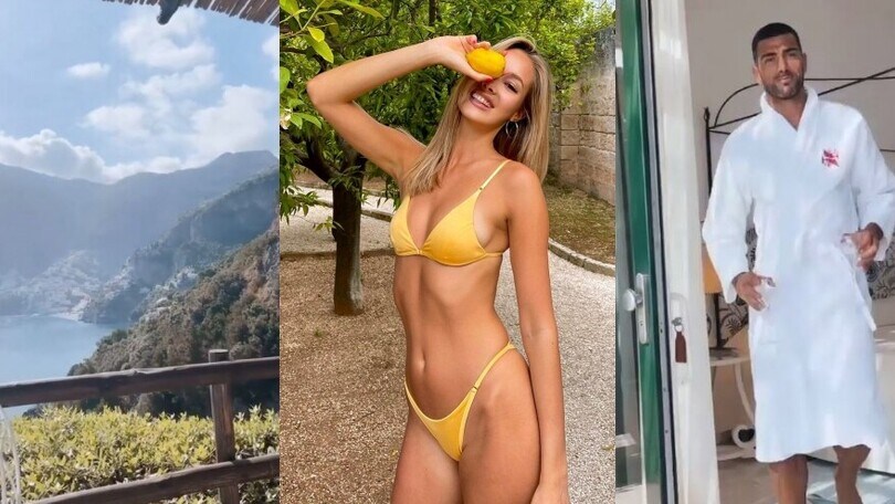 Pellè e Viky Varga a Positano: "Sto sognando?"