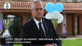 Lotito: "Deluso da Inzaghi". Nike-Neymar, i motivi dell'addio