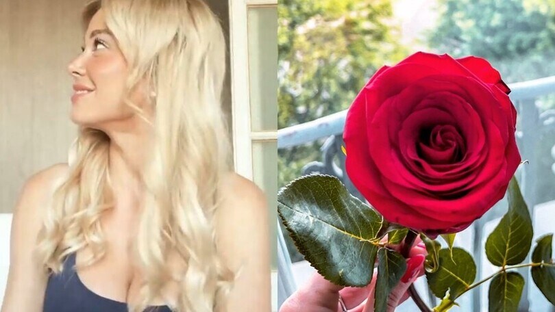 Diletta Leotta, che sorpresa con le rose rosse!