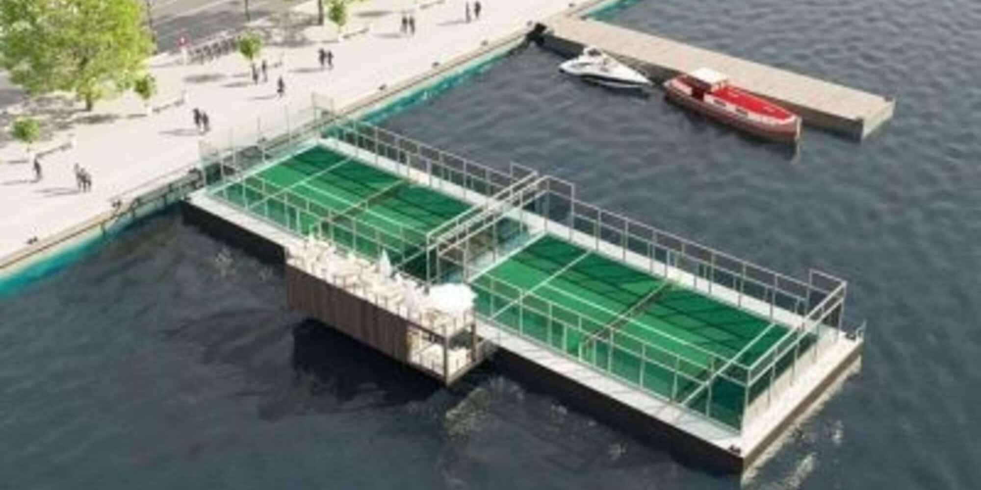Padel galleggianti sul mare !