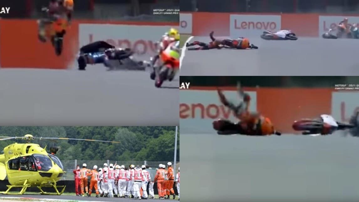 Dupasquier, terribile incidente al Mugello: le immagini