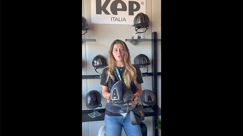 Andrea Ciacco salvata dal suo casco