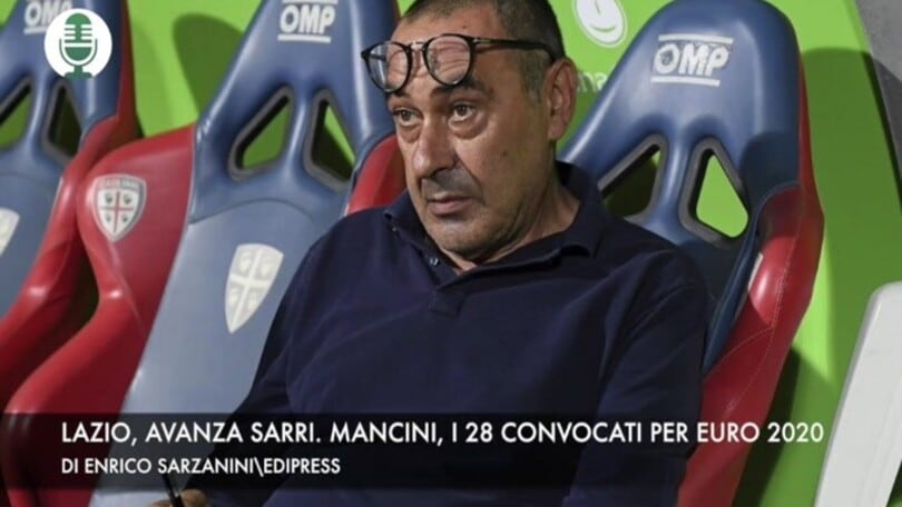 Lazio, avanza Maurizio Sarri. Mancini, i 28 convocati per Euro 2020
