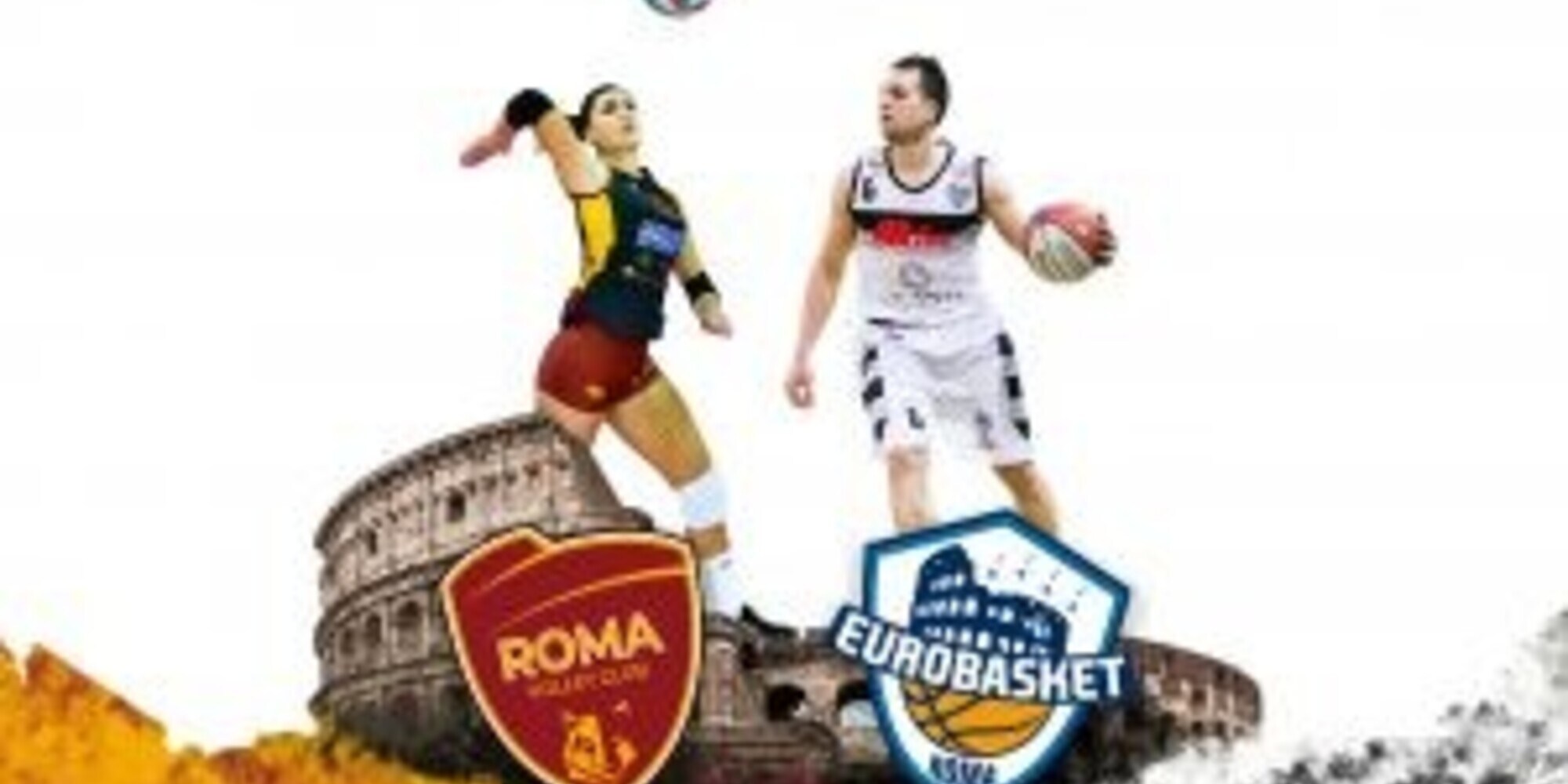 A Roma Volley e Basket si gemellano