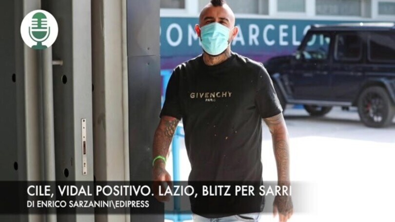 Cile, Vidal positivo. Lazio, blitz per Sarri