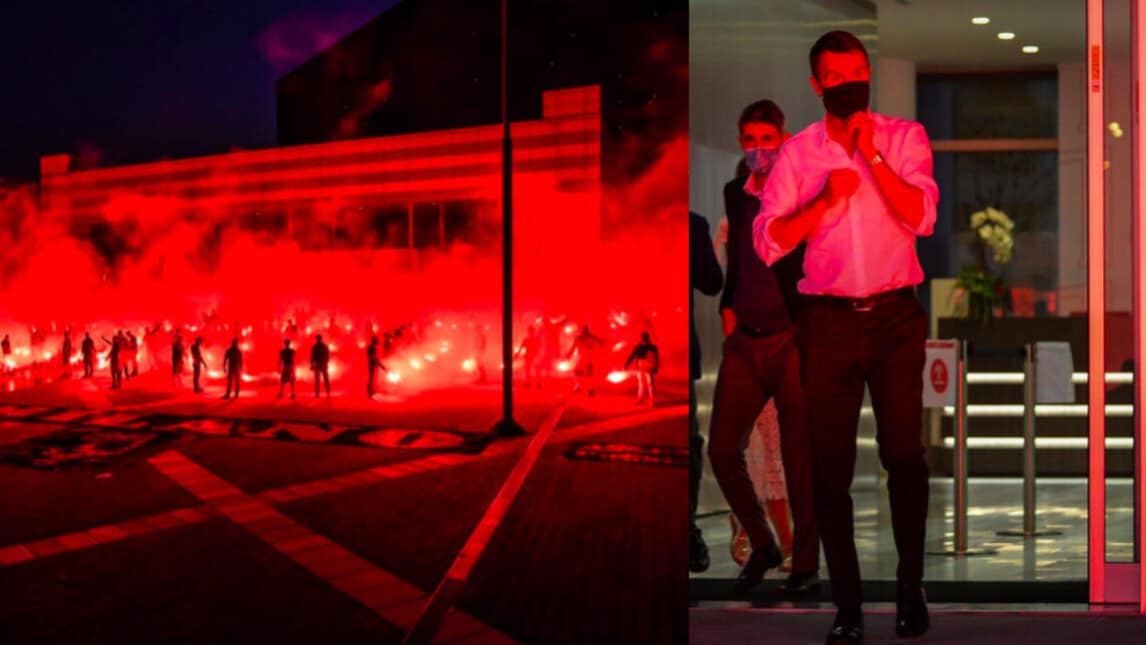 Milan, torciata dei tifosi per la Champions: l'omaggio alla società