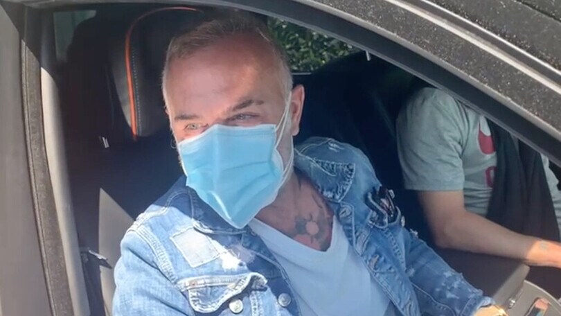 Gianluca Vacchi a Casteldebole, l'incontro con Mihajlovic