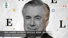 Real Madrid, Ancelotti ufficiale. Roma, Mkhitaryan rinnova