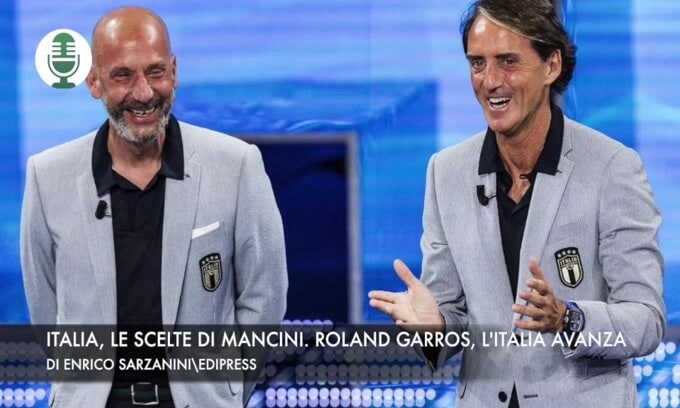 Italia, le scelte di Mancini. Roland Garros, avanza l'Italia