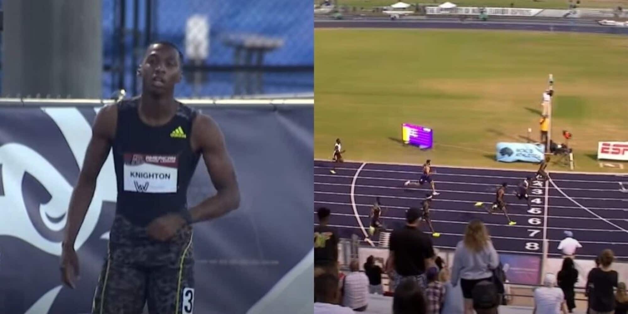 Knighton più veloce di Bolt! Record mondiale U18 sui 200