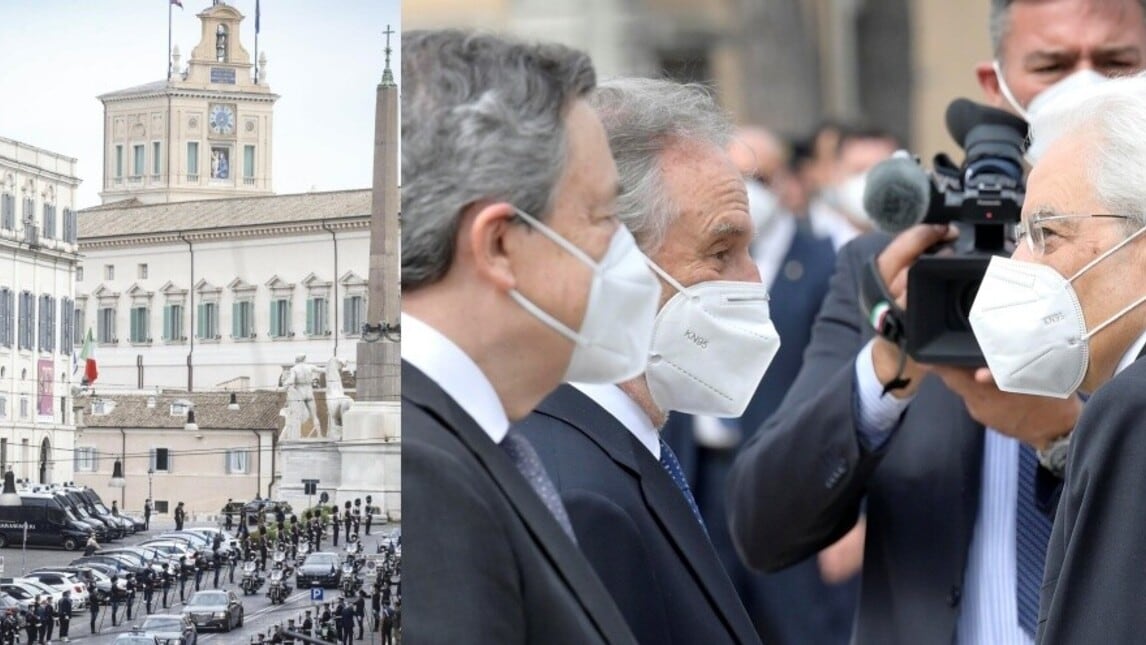 Festa della Repubblica, Draghi e Mattarella a piazza Venezia