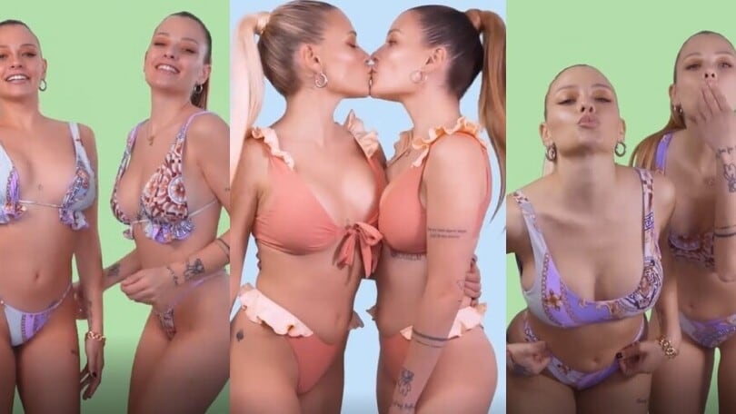 Le Donatella super sexy in bikini: Giulia e Silvia Provvedi scatenate!
