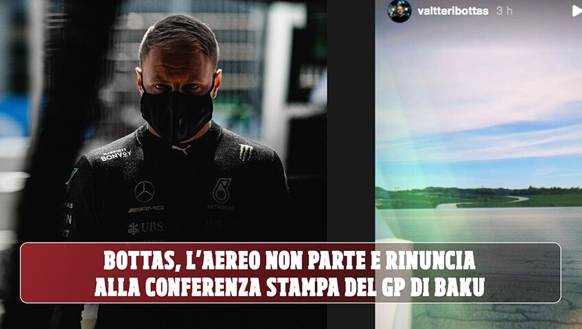 Le disavventure di Bottas: dopo il pit stop "maledetto" ora è fermo in Finlandia