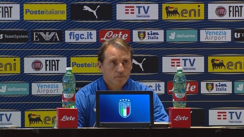 La conferenza stampa del CT Mancini