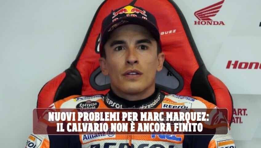 Allarme Marc Marquez: c'è del liquido nella spalla