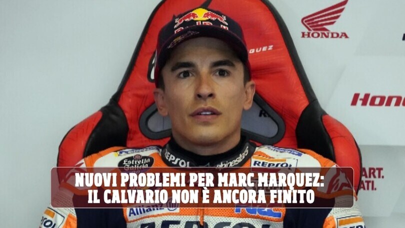 Allarme Marc Marquez: c'è del liquido nella spalla