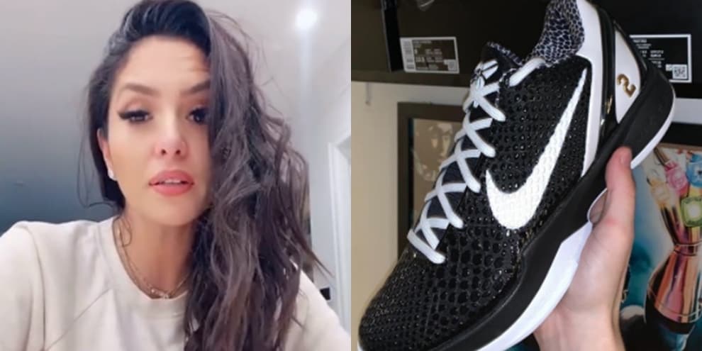 Vanessa Bryant, lo sfogo social per le scarpe non autorizzate