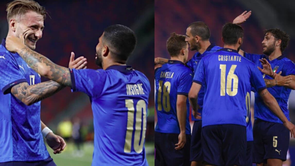Poker dell'Italia alla Repubblica Ceca. Che show degli azzurri