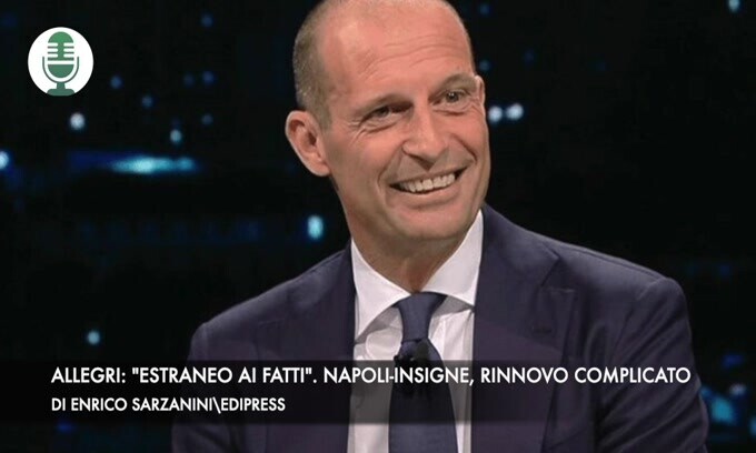 Allegri: "Estraneo ai fatti". Napoli-Insigne, rinnovo complicato