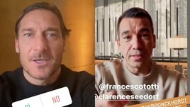 Totti e il cucchiaio all'Olanda. Il commento di Van Bronckhorst