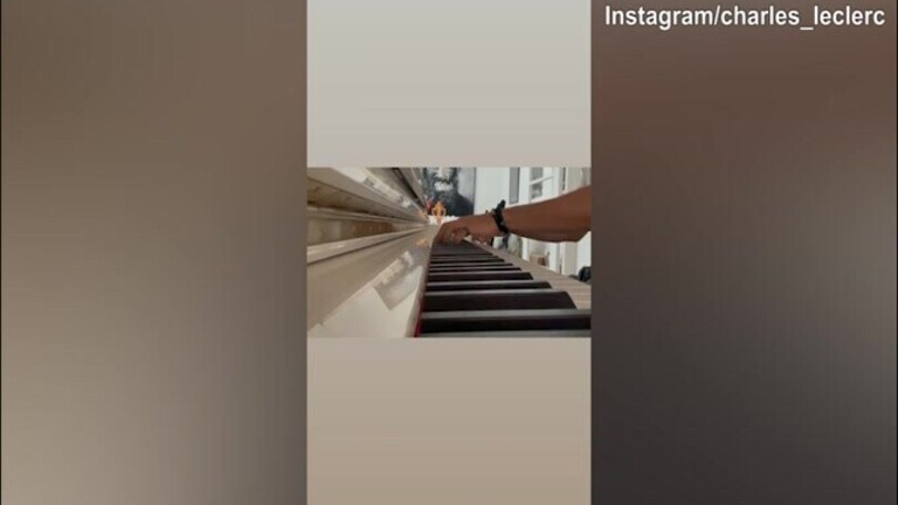 Leclerc, mani d'oro anche al pianoforte