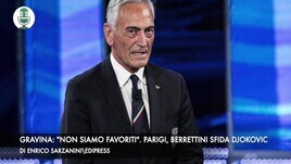 Gravina: "Non siamo favoriti". Paigi, Berrettini sfida Djokovic