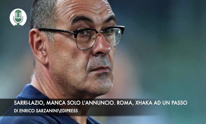 Sarri-Lazio, manca solo l'annuncio. Roma, Xhaka è a un passo